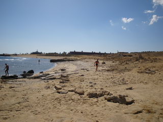 Вид издалека на пляж и отель (фото)